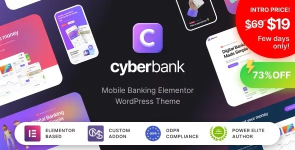 Cyberbank – Business and Finance WordPress Theme