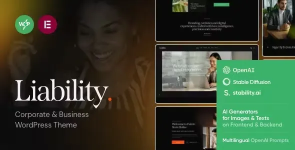 Liability - Insurance & Finance WordPress Theme