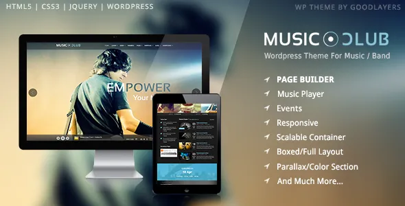 Music Club - Band Party Wordpress|Music Club – Band & DJ