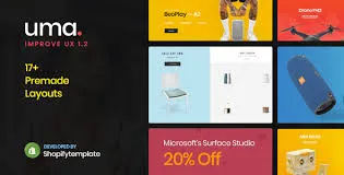 Uma – Minimal Clean Multiple Shopify Theme