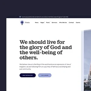 Gratia – Church & Religion WordPress Theme
